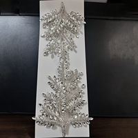 Nouvelle mode nuptiale 2025, accessoire de cheveux fait main avec chaîne à griffes en strass, feuille, accessoires de mariage, bandeau, couronne de cheveux