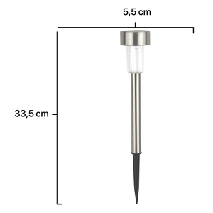 Projecteur LED en acier inoxydable IP65 à énergie solaire pour l'aménagement paysager, idéal pour les allées de jardin et les pelouses en extérieur (vente en gros) - Product Image 5