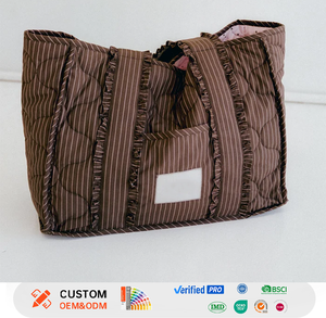 Borsa Tote Grande Capacità di Produzione Diretta, Borsa a Mano Premium Leggera e Morbida Trapuntata per Donne - Product Image 1