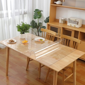 แผ่นรองพื้นพลาสติกใสทรงสี่เหลี่ยมขนาด 80x80 ซม. ทำจาก PVC ทนทานและกันน้ำมัน รุ่นสไตล์โมเดิร์น - Product Image 2