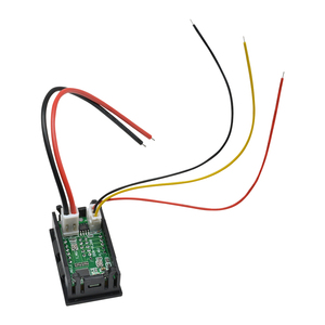 Mini voltímetro Digital con pantalla LED de 0,28 ", azul y rojo, amperímetro DC 100V 50A, Panel Amp, medidor de corriente de voltios, estuche negro - Product Image 3