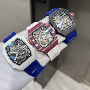 Nouvelle montre de luxe pour homme de haute qualité 2025 YRM67-02 38.7x47.52 Montre mécanique pour homme en fibre de carbone tendance - Product Image 1