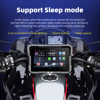 EKIY 7 inci Android 13 Navigasi GPS Motor Nirkabel CarPlay Android Auto Layar Sentuh 8 inti 2+32GB Google Play Monitor TPMS