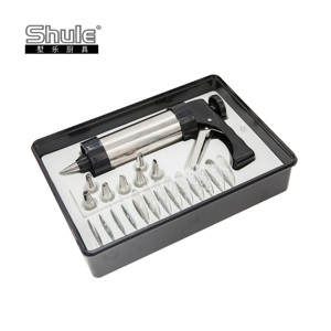 Shule Machine à biscuits en acier inoxydable Star Flower Cookie Tools for Household Cake Cookie Decorating Manual Design - Product Image 4