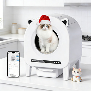 Caja de arena inteligente para gatos, directamente de fábrica, con monitorización inteligente, control por aplicación WiFi, completamente cerrada. - Product Image 1