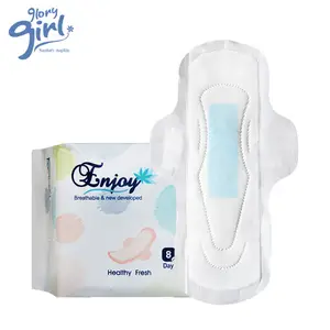 Serviettes hygiéniques jetables Non tissées, marque privée, produits d'hygiène féminine, tampons menstruels, serviettes hygiéniques, pièces