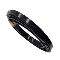 Profilé en nylon CE noir 19,5 mm en PA66GF25 vierge haute résistance pour isolation thermique, idéal pour fenêtres, portes et murs rideaux