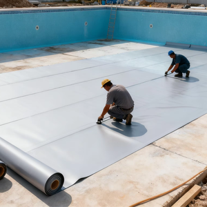 Material de Revestimiento para Piscinas de <span class=keywords><strong>PVC</strong></span> de 1.5 mm a <span class=keywords><strong>Precio</strong></span> Económico, Vinilo para Piscinas y Estanques - Product Image 2