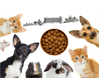 Ligne de production d'aliments pour animaux de compagnie, fabricants de machines de fabrication de croquettes pour animaux