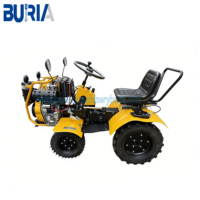 Traktor Kebun Mini 4WD dengan Mesin dan Gearbox 18 HP untuk Penggunaan Pertanian