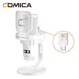 COMICA EJoy Uni Pro(D) RGB Cardioid Condenser Wireless <b>USB</b> Microphone <b>USB</b>-C 24-bit 48kHz Low Latency One-<b>key</b> Denoise 50h - Product Image 2