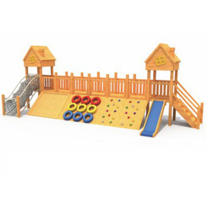 Equipo de Ejercicio de Madera para Niños al Aire Libre, Muro de Escalada Personalizado, <span class=keywords><strong>Puente</strong></span> de Tablones <span class=keywords><strong>Colgante</strong></span> y Otros Juegos de Entretenimiento - Product Image 6