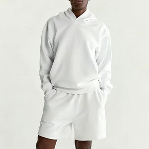 High Quality Cotton Vintage Hoodie <b>Men</b> Winter Thick Fleece Warm Drop Shoulder <b>Pullover</b> Unisex Streetwear Heavyweight Hoodies - Product Image 3