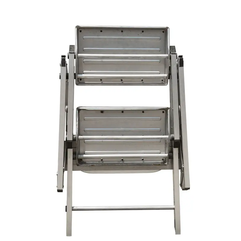 High Quality Folding Kitchen Ladder with 2 Steps Stainless steel portable step ladder Aluminum Ladder