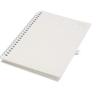 Bloc-notes spirale sans marque Dairy Dream en carton recyclé, 100 feuilles, formats A5/B6/B5/A6, reliure thermique, modèle 107783-1 - Product Image 1