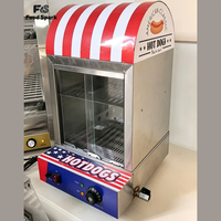 Nouvelle machine électrique professionnelle à hot-dogs, chauffe-vapeur à arc, en acier inoxydable réglable, haute précision, pour camping