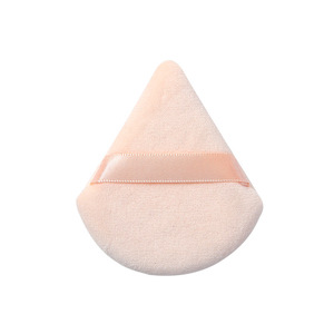Cotton puff triangle velvet puff, multi-color wet and dry flocking puff <b>makeup</b> sponge puff <b>makeup</b> setting - Product Image 3