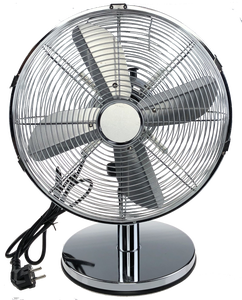 Ventilateur de table en métal de 12 pouces et 16 pouces avec 4 pales, faible bruit, 3 vitesses, petit ventilateur de table en métal - Product Image 5
