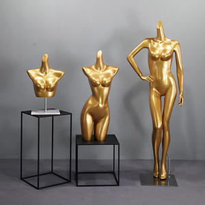 Busto y <span class=keywords><strong>ropa</strong></span> <span class=keywords><strong>interior</strong></span> maniquí dorado - Product Image 3