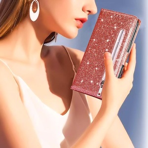 Mode étincelle <span class=keywords><strong>portefeuille</strong></span> livre couverture fermeture éclair PU étui <span class=keywords><strong>portefeuille</strong></span> en cuir pour <span class=keywords><strong>Huawei</strong></span> P20 <span class=keywords><strong>P30</strong></span> P40 Pro <span class=keywords><strong>Lite</strong></span> coque de téléphone - Product Image 4