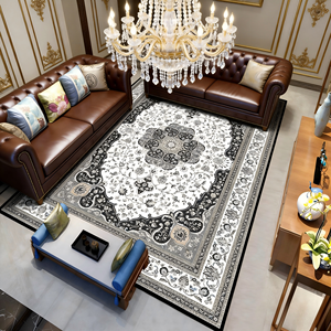 Tapis tissé en relief imprimé en 3D antidérapant pour restaurant - Product Image 3