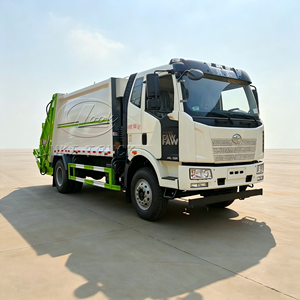 Camion compacteur à châssis FAW J6 de Chine, capacité 10-14m³, chargement arrière, pour la compression des déchets, à vendre - Product Image 2