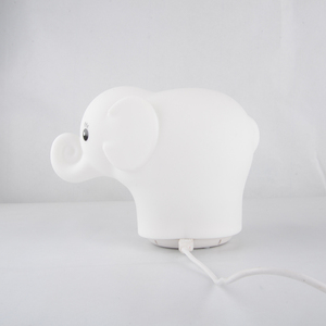 Lớn hình con voi LED Silicone động vật cao su đèn 2 Wát Máy tính-powered đêm Trần Loa Trắng tiếng ồn âm thanh máy - Product Image 2