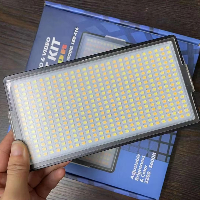 Versatile LED Panel Light for Film Shooting Compatible with Camera & Phone Studios