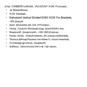 Fami Galvanized Vertical <b>Dividers</b> D265 H335 For Brackets - Product Image 3