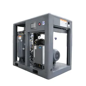 Compresor de aire de tornillo Langair corte láser todo en un compresor industrial montado en tanque de aire con secador