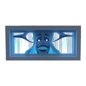 20*9CM Vente en gros Solo Nivellement Sung Jin Woo <span class=keywords><strong>Manga</strong></span> Anime USB Veilleuse DIY Creative Lighting Peinture - Product Image 2