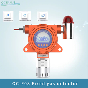 Detector em linha fixo do analisador do gás do OC-F08 para o oxigênio 0-100% vol do O2 para testes do gás de exaustão da caldeira com saída do sinal 4-20mA - Product Image 5