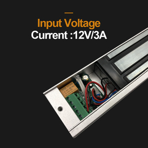 Serrure électromagnétique à structure à pôles magnétiques multicouches en alliage d'aluminium de 280 kg, contrôlée électriquement - Product Image 3