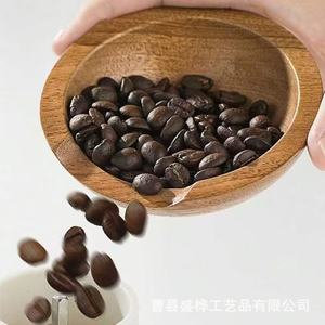 ชามกาแฟไม้ ถาดไม้เนื้อแข็งทรงกลม ทำด้วยมือ สำหรับใช้ในบ้าน สไตล์จีนใหม่ - Product Image 2