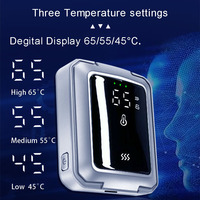 Controlador de Temperatura Digital con Pantalla Táctil, Batería Integrada, Vibración, 3 Niveles de Calor, Modos Desmontables, Calefacción