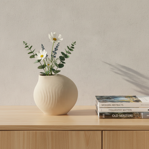 <span class=keywords><strong>Vaso</strong></span> in Porcellana YBH Eco-Friendly, Opaco, Moderno, Nordico, Minimalista, Creativo, a Strisce, per Centrotavola Matrimoniale e Decorazione Casa - Product Image 6