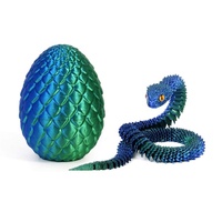 Juguetes para niños Decoración interior Gema Huevo de dragón Juguetes 3D Impreso Huevos de dragón de Pascua