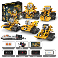 Jouet de construction de robots STEM 5 en 1, 269 pièces, programmable, contrôlé par télécommande et application, kit scientifique STEM pour enfants