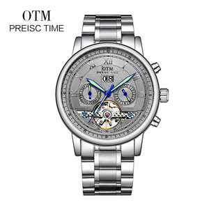 Orologio Meccanico Automatico da Uomo OEM MOD con <span class=keywords><strong>Volano</strong></span>, Impermeabile, Lancette Luminescenti, Cinturino in Acciaio Inossidabile e Chiusura a Farfalla - Product Image 5