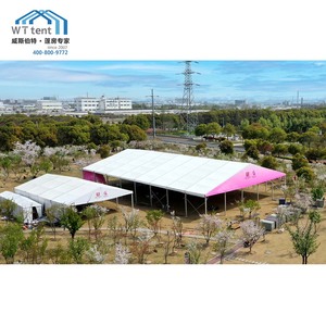 Dôme géodésique de camping en aluminium noir, tente de type arche, polygone, hexagone, octogone, <span class=keywords><strong>barnum</strong></span>, 6x15m, 6x18m - Product Image 2