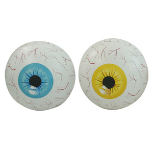 PVC Inflatable Halloween Eyeball Decoration Light Up Ball Battery Powered Round Outdoor Indoor Party Supply Scary Bloodshot - Product Image 3