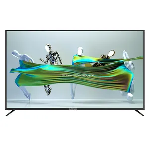 32 43 50 55 65 75 85 inç Android akıllı LED tam düz ekran 4K akıllı TV Oem televizyon siyah 1 parça Usb LCD otel TV