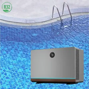 Fully Inverter R32 7kW Swimming Pool Water Heater Air To Water Heat Pump Spa Swimming Pool Heater