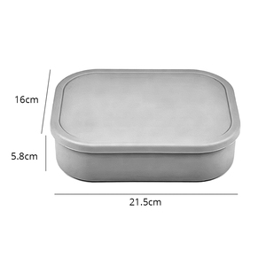 Caixa de Almoço de Silicone por Atacado com 4 Compartimentos, Tampa Hermética à Prova de Vazamentos, Livre de BPA, Segura para Micro-ondas, Freezer e Forno - Product Image 5
