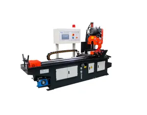 Máquina cortadora de tubos de metal CNC de carga automática Sierra circular HSS Máquina cortadora de tubos múltiples para fabricación de camas médicas