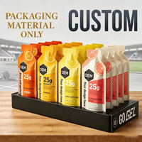 Sachets de miel personnalisés avec votre logo, forme spéciale, 15ml, 30ml, en stick, sacs portables en aluminium, bouteilles en forme d'énergie pour miel