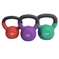 Kettlebell de fitness en fonte trempée pour la gym, équipement d'entraînement au design ergonomique