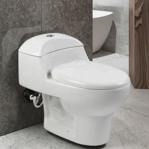 호텔용 현대식 화이트 세라믹 통합 화장실 아파트 제조업체 권장 강력한 사이펀 플러시 이중 플러시 연장 - Product Image 2
