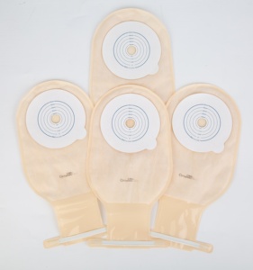 Bolsa <span class=keywords><strong>de</strong></span> ostomía <span class=keywords><strong>de</strong></span> una pieza para adultos, consumibles médicos quirúrgicos, certificado ISO CE, varios tipos, alta calidad - Product Image 3