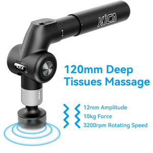 Pistolet de <span class=keywords><strong>massage</strong></span> musculaire portable KiCA <span class=keywords><strong>Evo</strong></span> Fascia Gun 15 kg 3 vitesses 3200 tr/min 6 têtes de <span class=keywords><strong>massage</strong></span> tige d'extension de 9 cm en alliage d'aluminium - Product Image 4